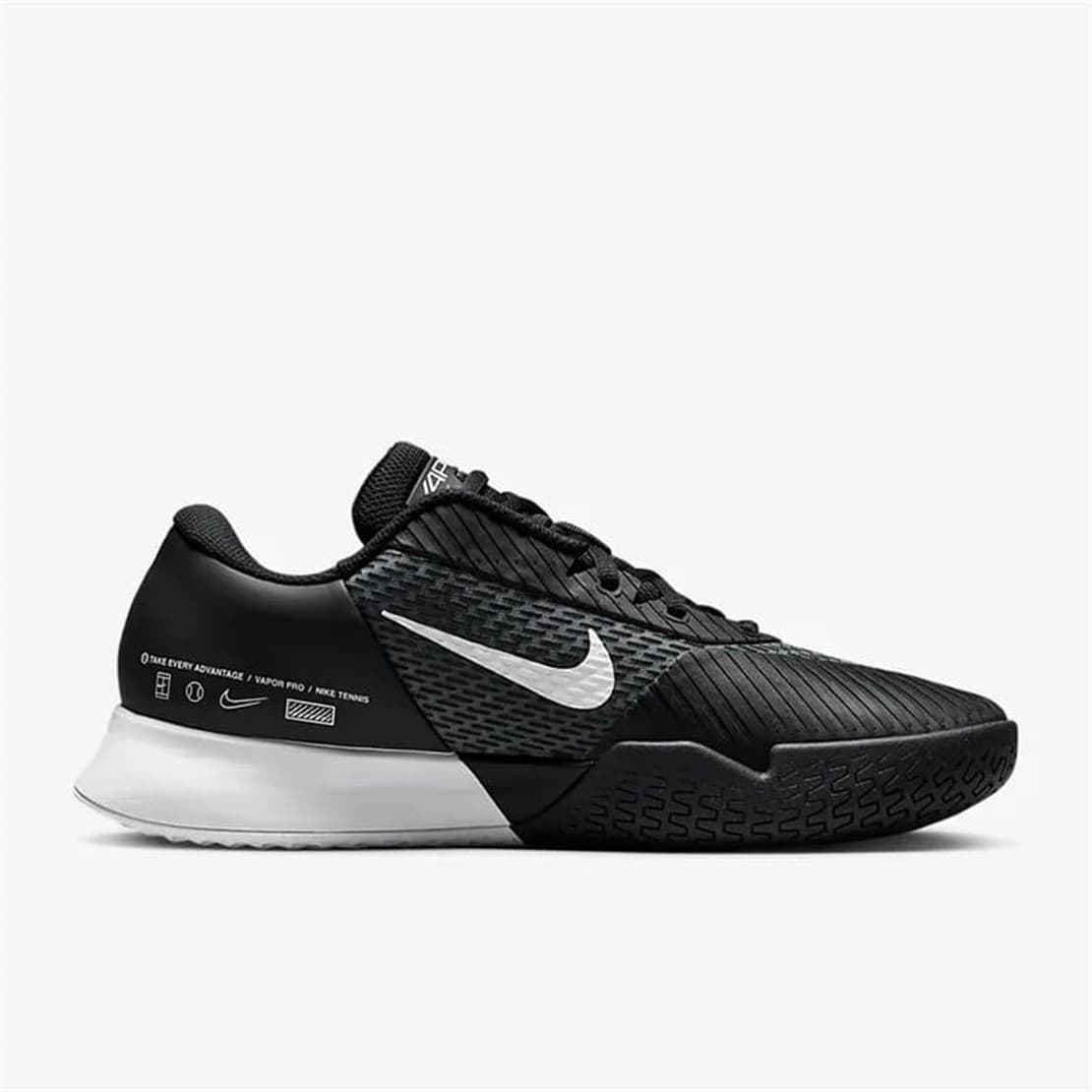 کفش تنیس مردانه نایک NikeCourt Air Zoom Vapor Pro 2- مشکی — تصویر ۲