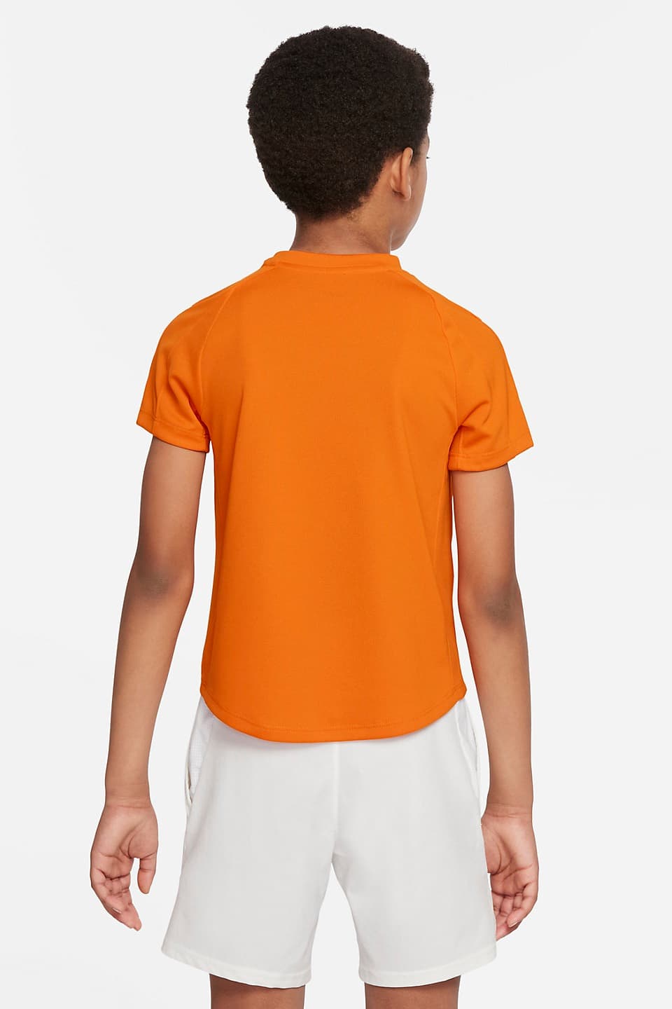 تی شرت تنیس بچگانه نایک NikeCourt Dri-FIT Victory- نارنجی — تصویر ۲
