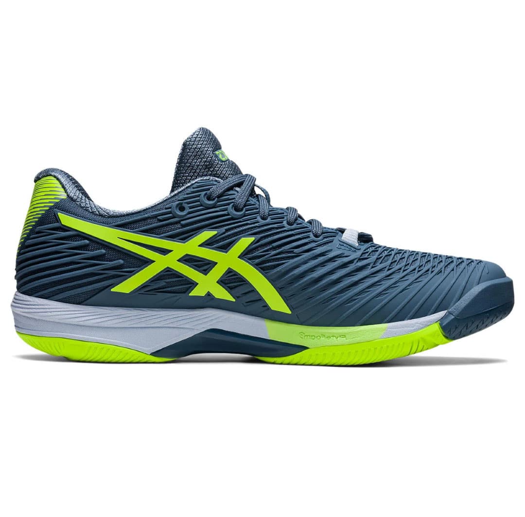 کفش تنیس مردانه اسیکس Asics Solution Speed FF 2- طوسی/سبز — تصویر ۲