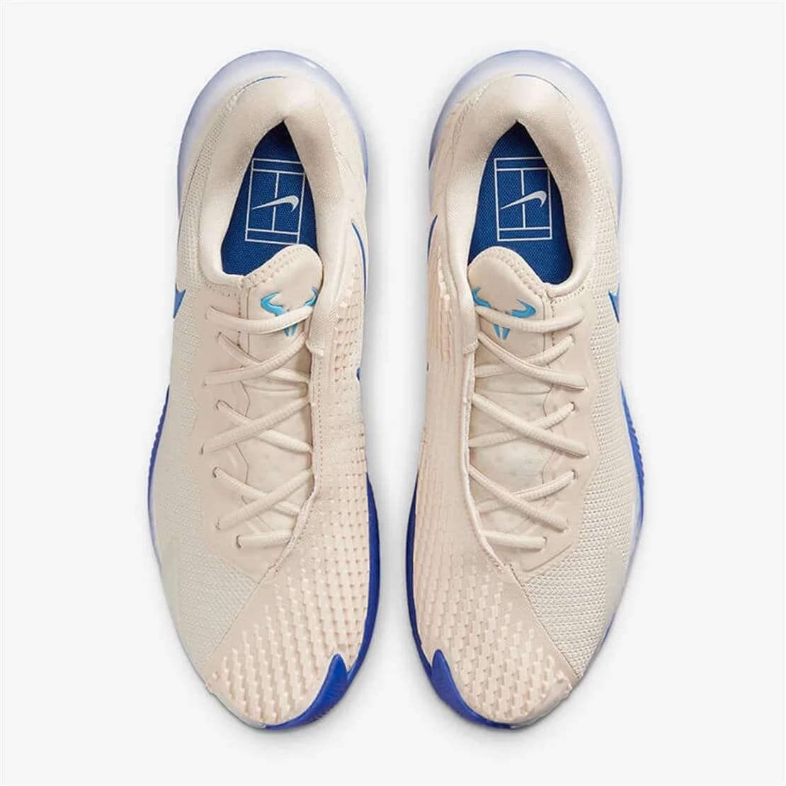 کفش تنیس مردانه نایک Nike Court Zoom Vapor Cage 4 Rafa Clay- کرم — تصویر ۶