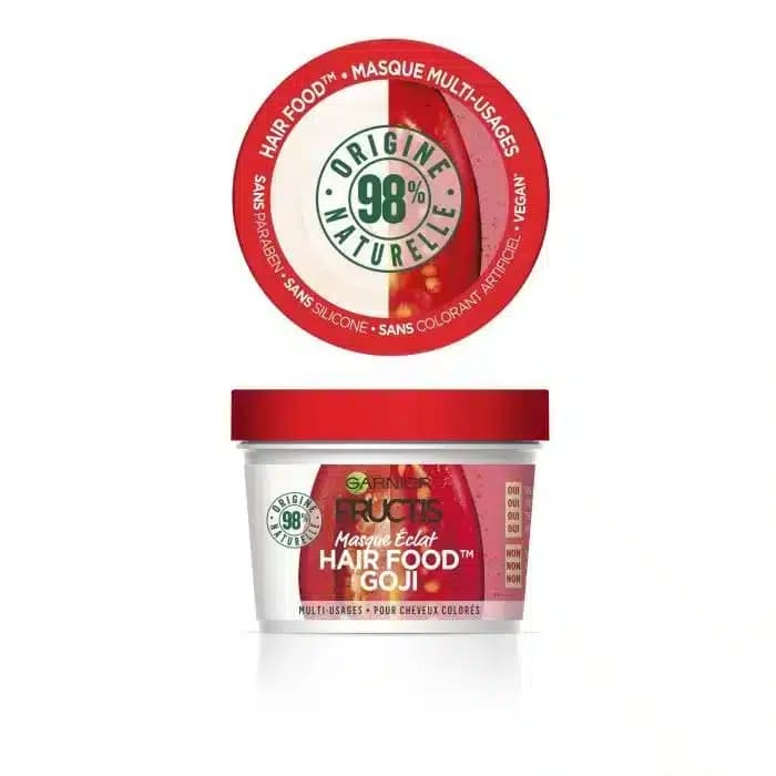 ماسک موی گارنیر سری Fructis مدل گوجی Goji موهای رنگ شده | حجم 390 میل (اصل فرانسه) — تصویر ۳