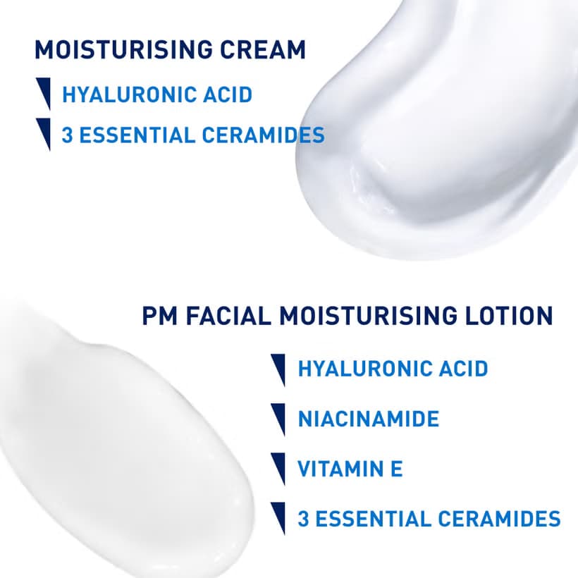 کرم مرطوب کننده و آبرسان سراوی پوست خشک تا خیلی خشک مدل Moisturizing Cream | وزن 340 گرم — تصویر ۳