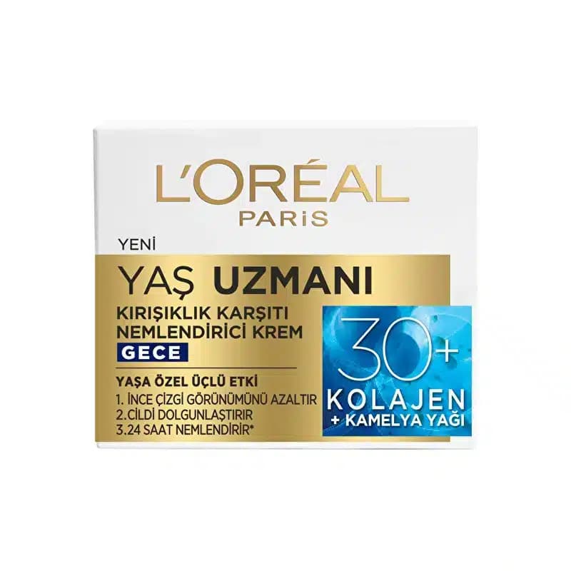 کرم ضد چروک و جوانساز لورآل مناسب +30 سال سری YAS UZMANI | حجم 50 میل — تصویر ۲