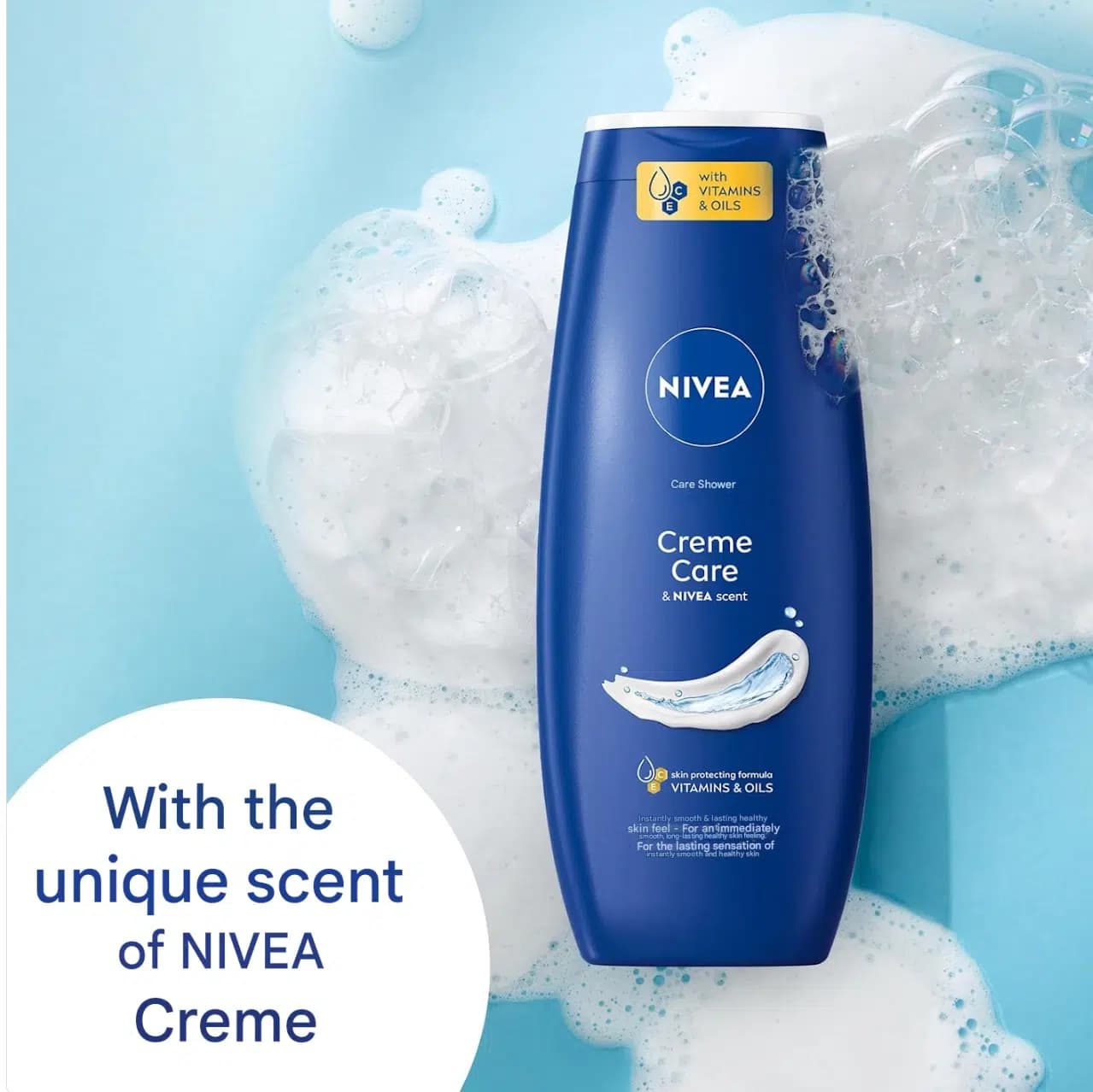 شامپو بدن کرمی نیوآ مدل Creme Care | حجم 500 میل — تصویر ۲