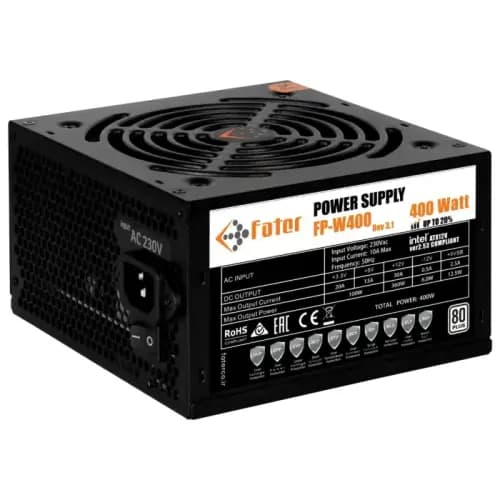 پاور کامپیوتر 400 وات فاطر مدل Fater FP-W400 80Plus