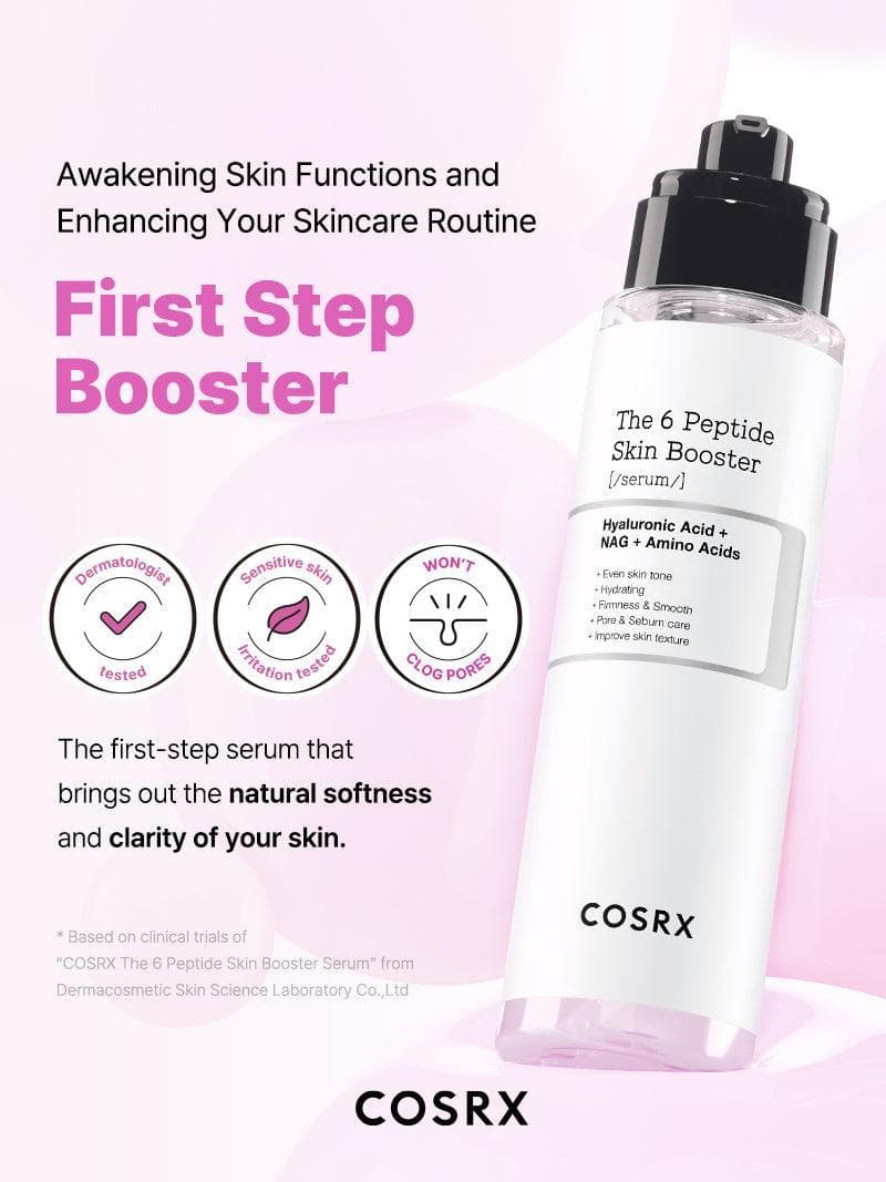سرم تقویت کننده پوست کوزارکس مدل The 6 Peptide Skin Booster | حجم 150 میل — تصویر ۷