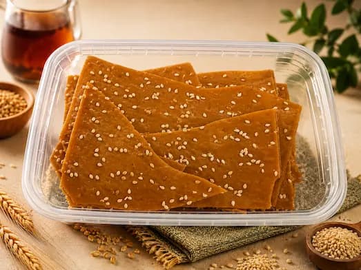 سوهان جوانه گندم کنجدی | سوهان سنتی تازه، ترد و خوش‌طعم
