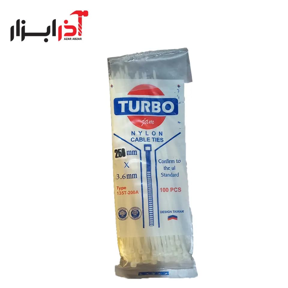 بست کمری 250 * 3.6 توربو – بسته 100 عددی