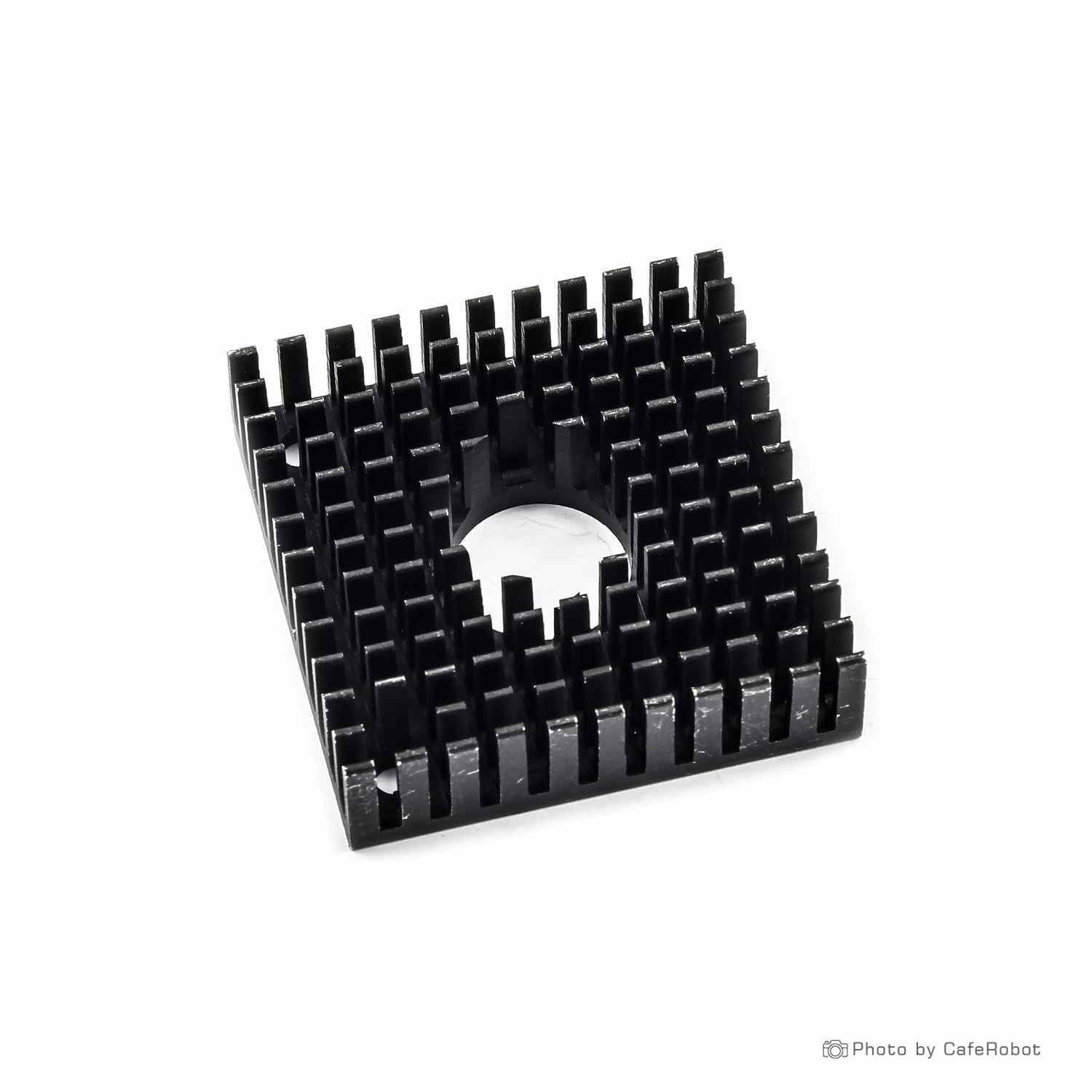 هیت سینک تمام آلومینیومی 40x40x11 میلی متر رنگ مشکی — تصویر ۳