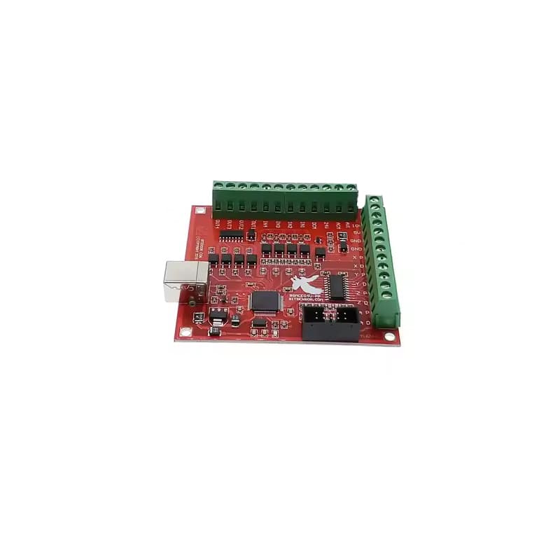 برد کنترلر دستگاه CNC پنج محوره با پشتیبانی از نرم افزار MACH3 100KHz برند Red Flying — تصویر ۲