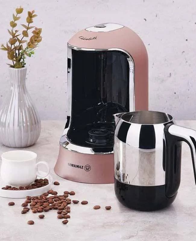 قهوه ساز ترک قهوه کولیک 400 وات رزگلد کرکماز کد 06_860