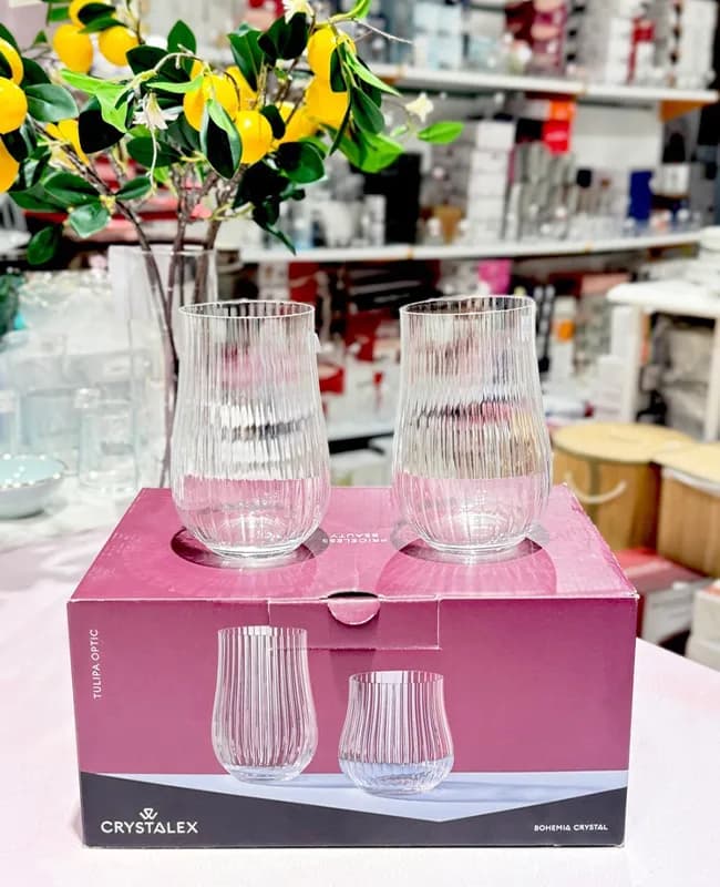 لیوان کریستال 6 تایی TULIPA کد TULIPA-450