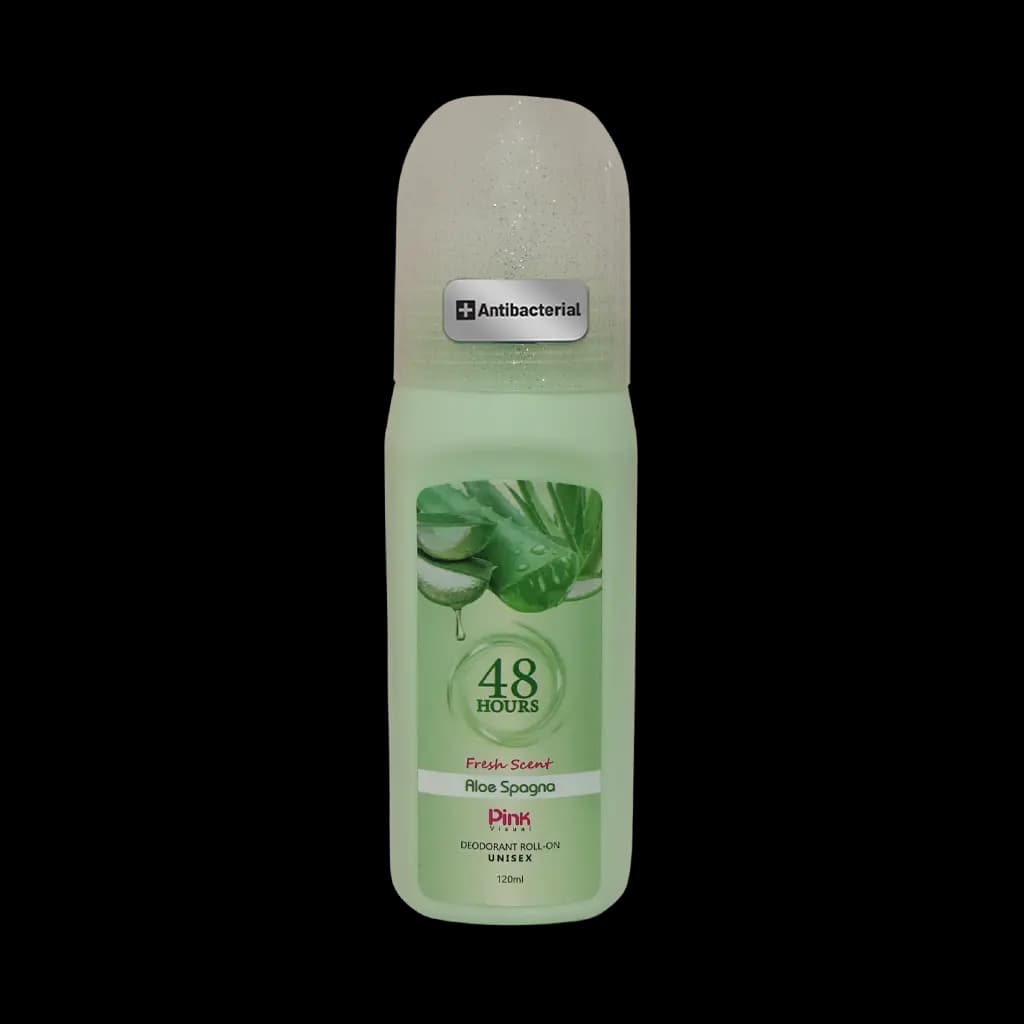 مام رول صدفی پینک ویژوآل مدل Aloe Spagna حجم 120 میلی لیتر – آلوئه ورا