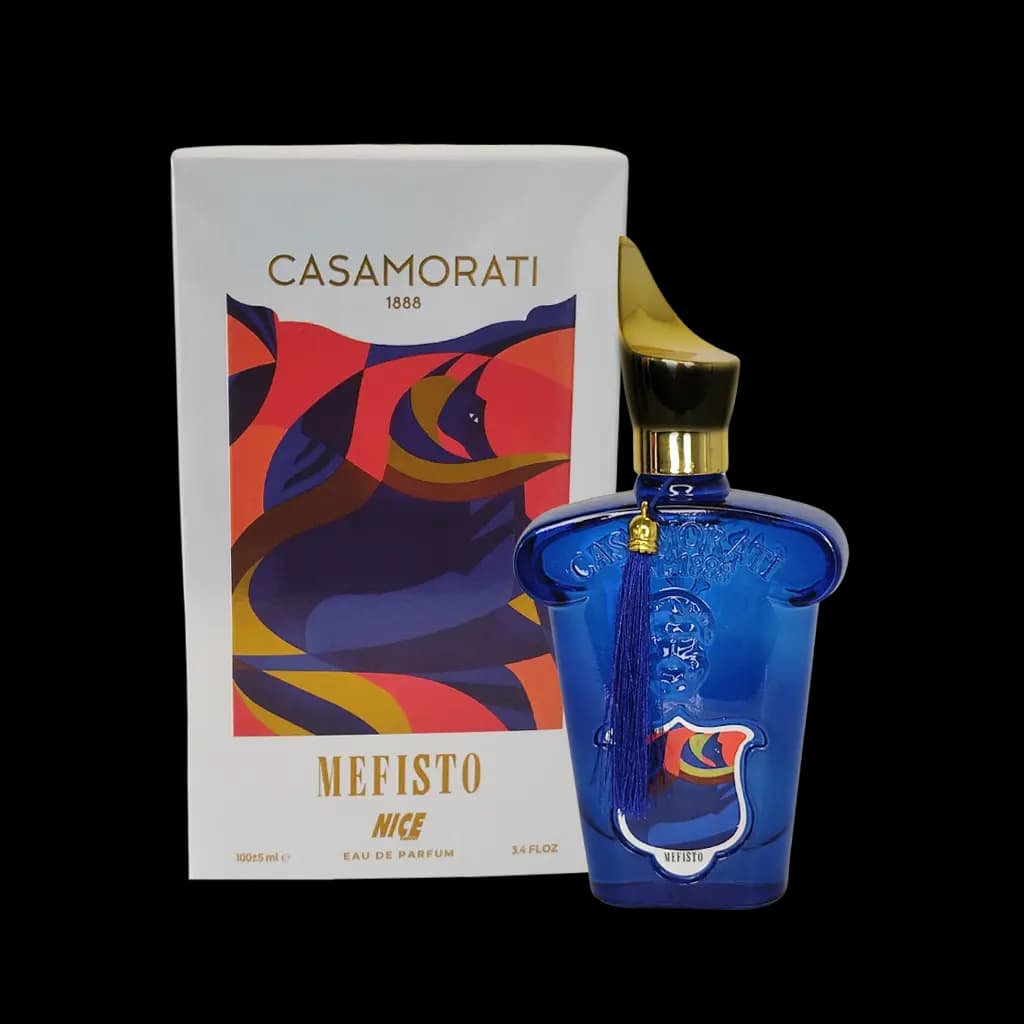 ادوپرفیوم مردانه نایس پاپت Nice مدل کازاموراتی زرجف-زرژاف مفیستو Xerjoff Casamorati Mefisto حجم 100 میلی لیتر طرح مارک