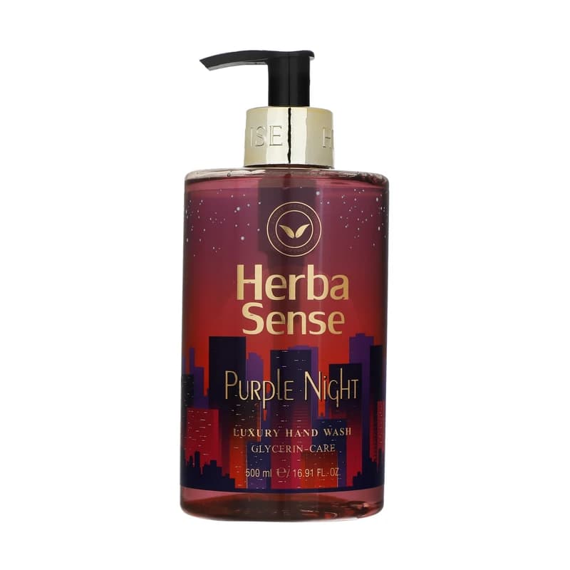 مایع دستشویی آردن هرباسنس مدل Purple Night حجم 500 میلی لیتر | آبرسان و مرطوب کننده پوست