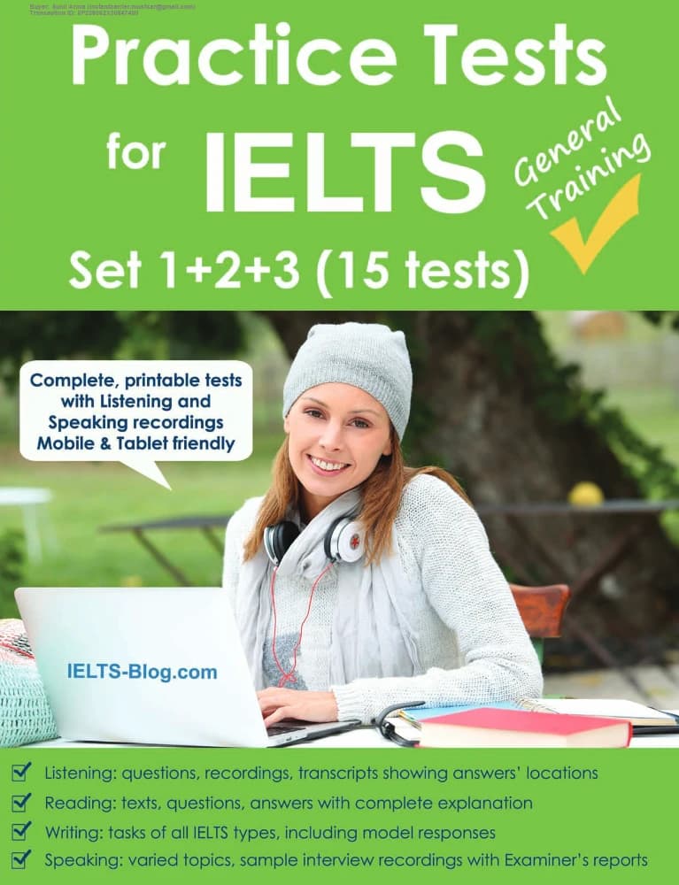 کتاب IELTS General Training Practice Tests | آزمون‌های تمرینی آیلتس جنرال اثر گروه نویسندگان نسخه PDF انگلیسی