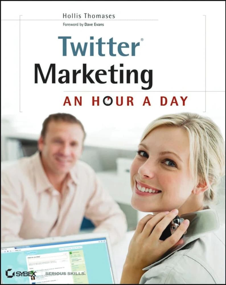 کتاب Twitter Marketing (بازاریابی توییتر: روزی یک ساعت) نسخه انگلیسی PDF | هالیس توماسز