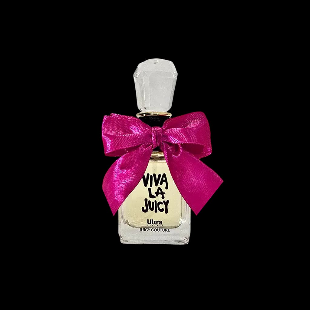 پرفیوم زنانه اولترا ویرچوآل Ultra مدل ویوا لا جویسی Viva la Juicy حجم 30 میلی لیتر طرح مارک