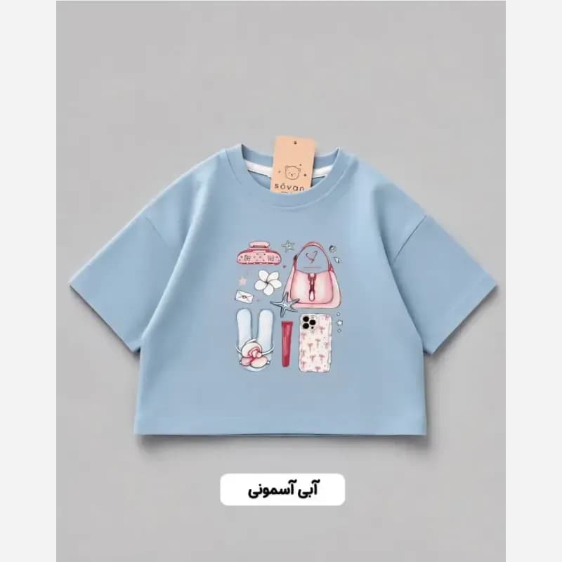 تیشرت تک سامر نخی کودک مناسب 2 تا 10 سال در 3 رنگ — تصویر ۶