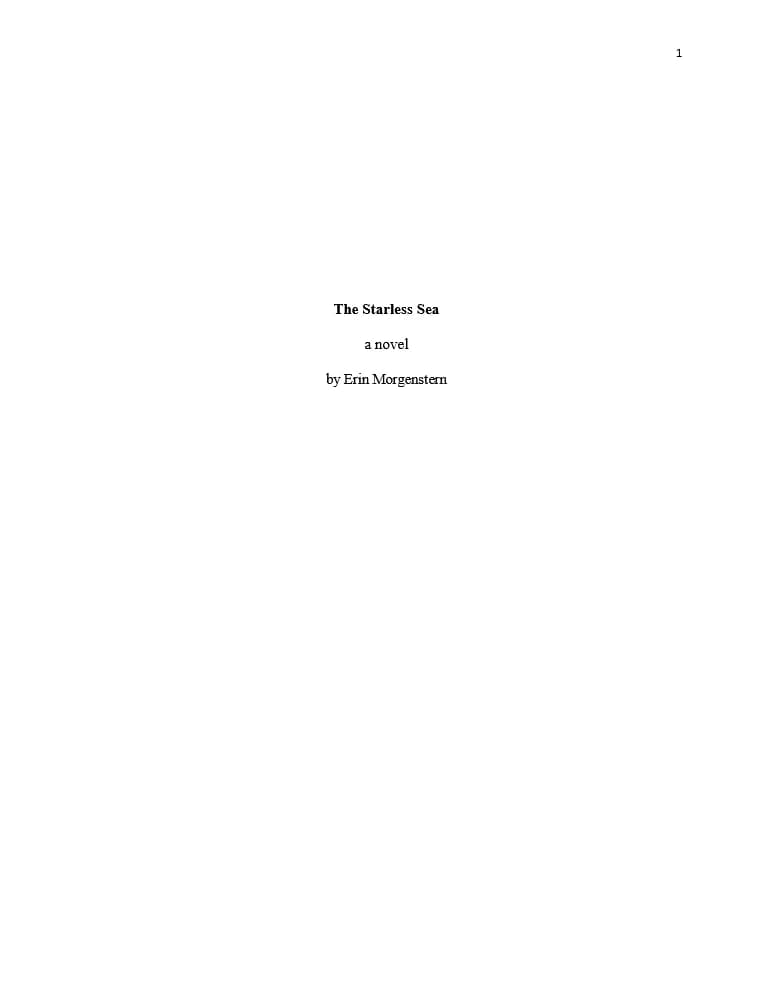 کتاب The Starless Sea | دریای بی‌ستاره اثر ارین مورگنسترن نسخه PDF انگلیسی — تصویر ۲