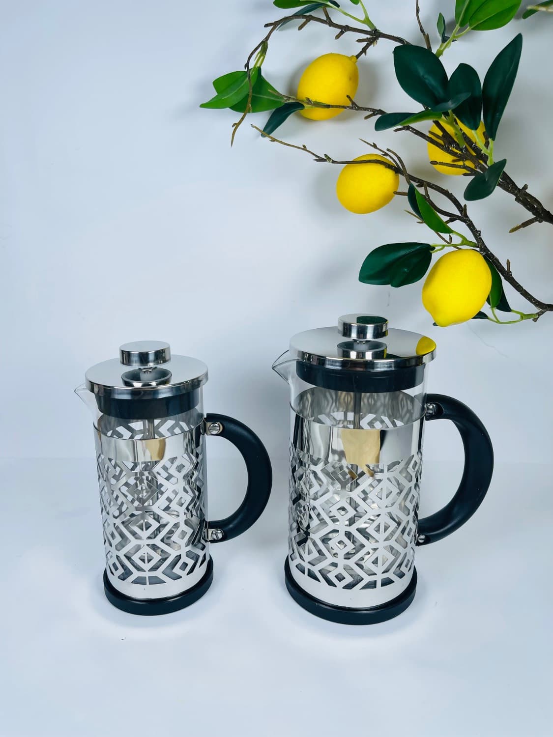 فرنچ پرس کاور و درب استیل وارداتی 350 میل و 600 میل