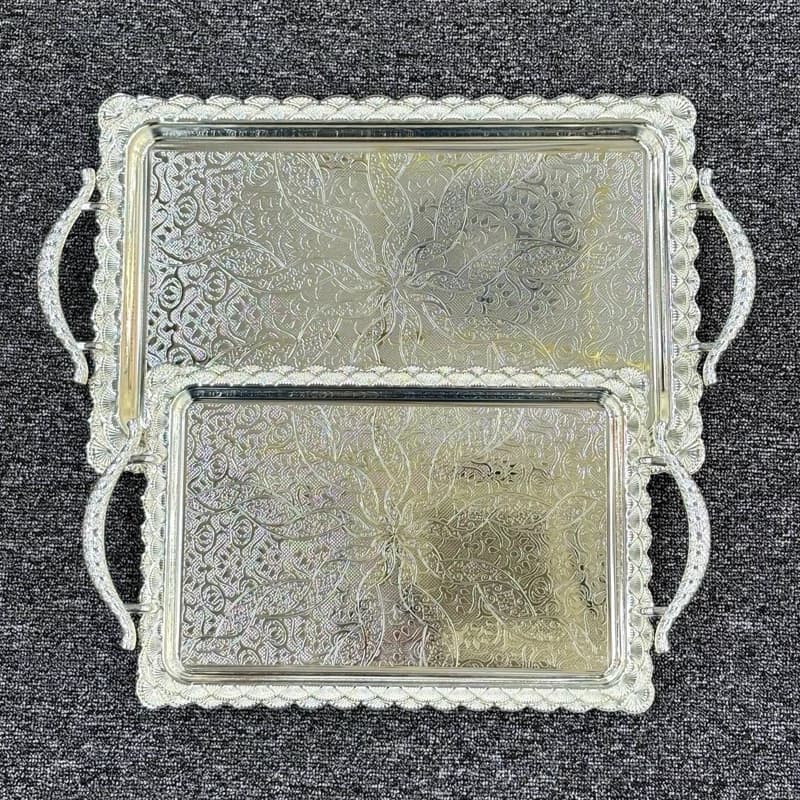 سینی جفتی مستطیل سیلور 1036
