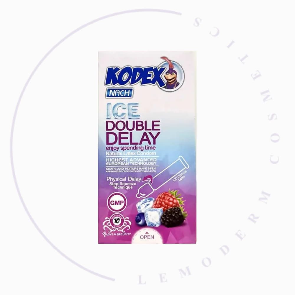 کاندوم کدکس مدل آیس دابل دیلی Ice Double Delay