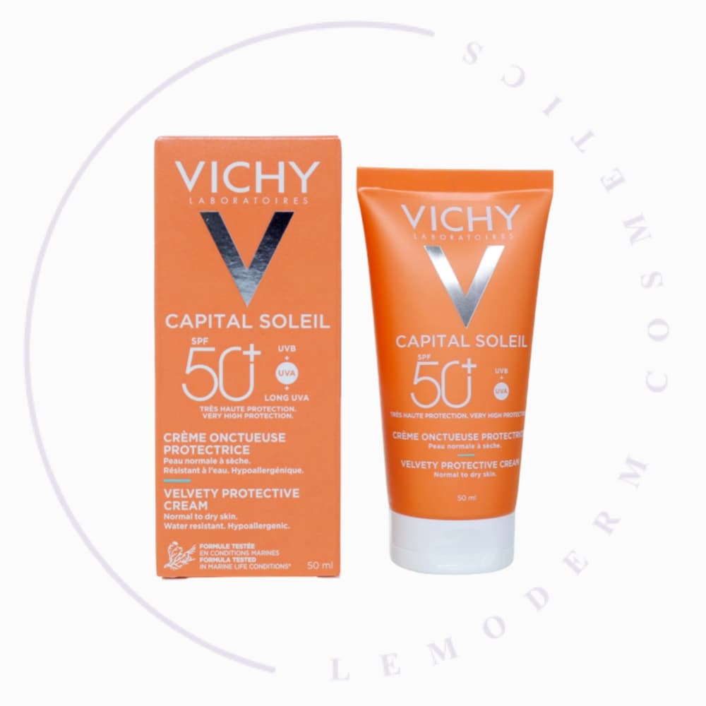 کرم ضد آفتاب ویشی کپیتال سولیل مدل VELVETY