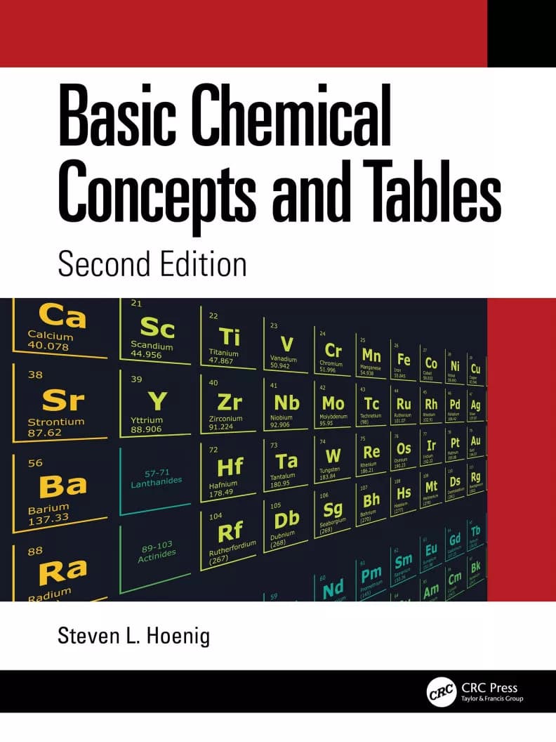 کتاب Basic Chemical Concepts and Tables