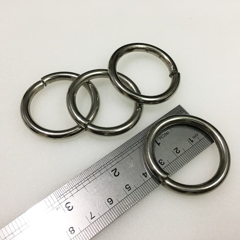 یراق کیف دوزی مدل گرد کد Steel-3Cm بسته 4 عددی — تصویر ۳