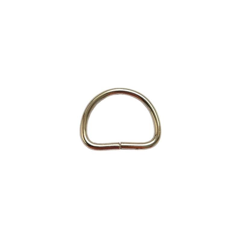 یراق کیف دوزی مدل نیم حلقه 2CM-Steel بسته 6 عددی