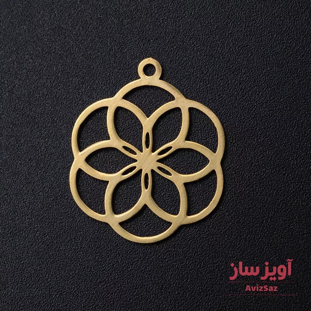 گردنبند یوگا (گل لوتوس) کد 102419
