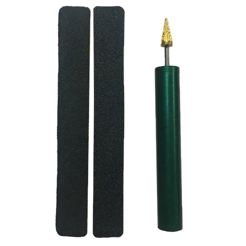 ابزار پرداخت و رنگ لبه چرم مدل T-Edge03 مجموعه 3 عددی
