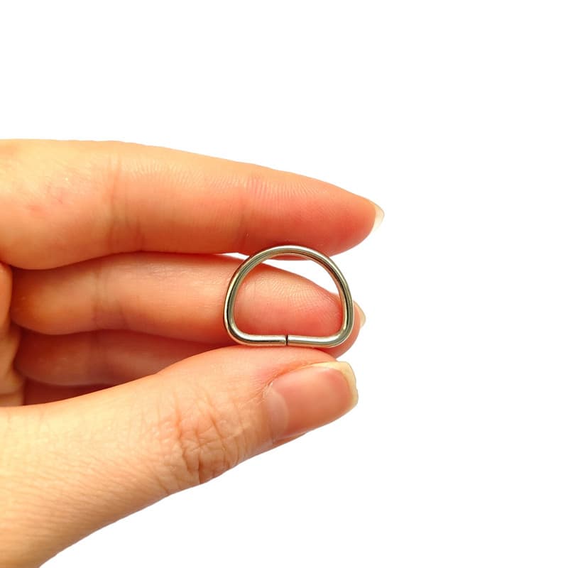 یراق کیف مدل نیم حلقه 2CM-Steel بسته 10 عددی — تصویر ۲