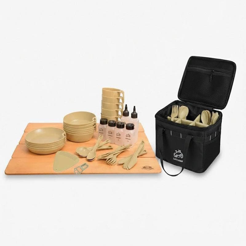 کیف 44 تکه لایف کمپ مدل TRAVEL KIT همراه با ست ظروف 6 نفره — تصویر ۴