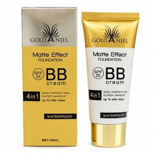 کرم بی بی(BB) گلد آنجل اورجینال حجم 60 میل ماندگاری 24 ساعته و ضد آب بافت سبک حاوی SPF25 مخصوص انواع پوست