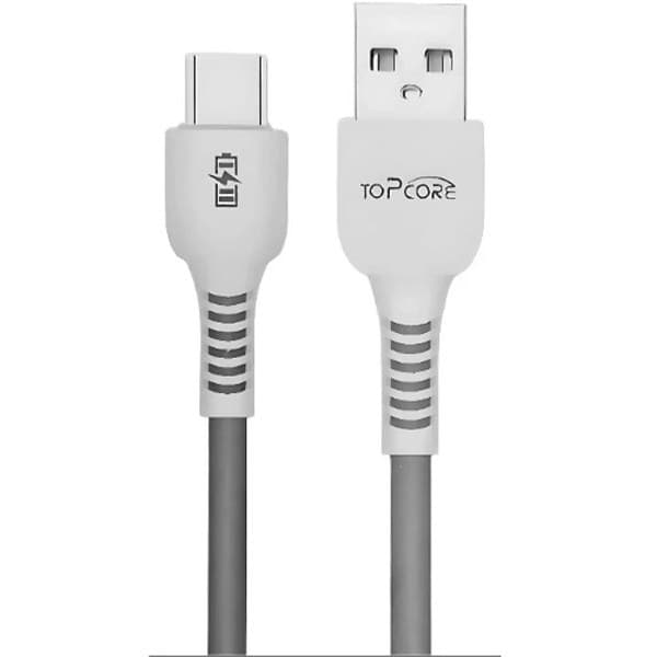 کابل شارژ و انتقال دیتا USB-A به تایپ سی (Type-C) توپ‌کور (Topcore) مدل CB24-02C — تصویر ۴