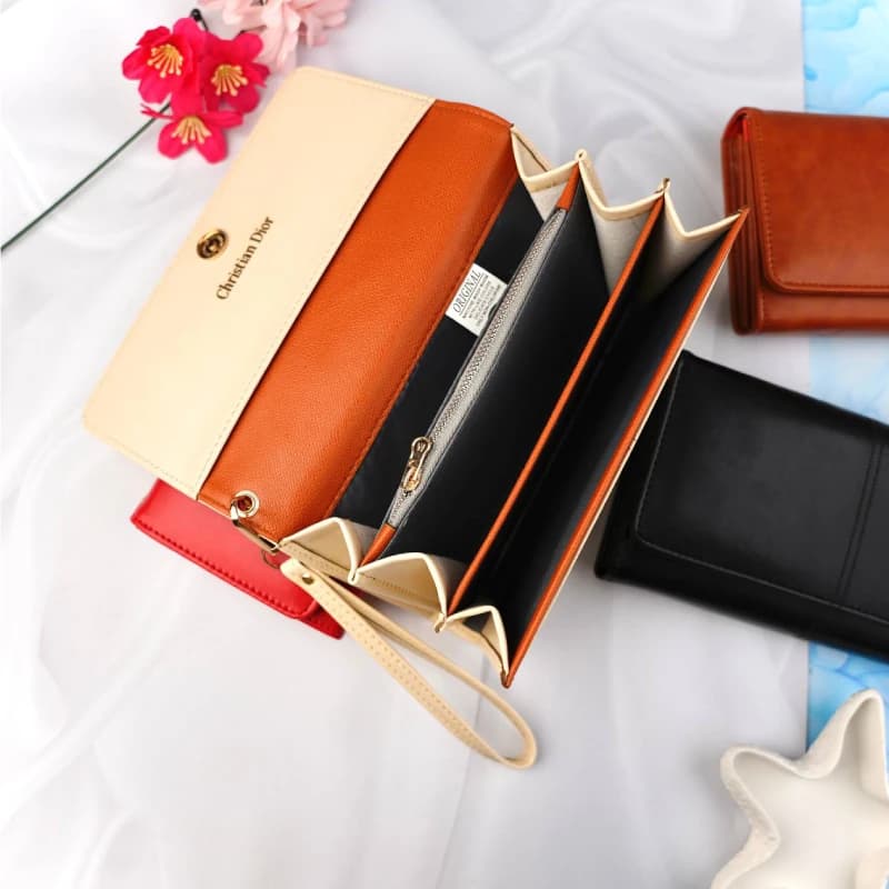 کیف پول زنانه dior بند دار 24-173 — تصویر ۴