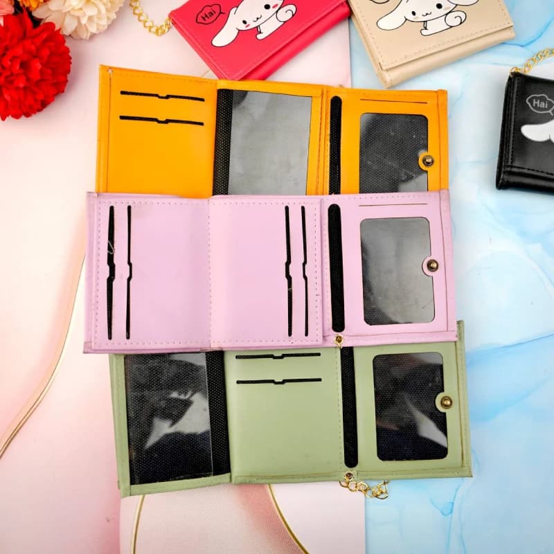 کیف پول سه لت کوچک دخترانه 2-314 — تصویر ۲