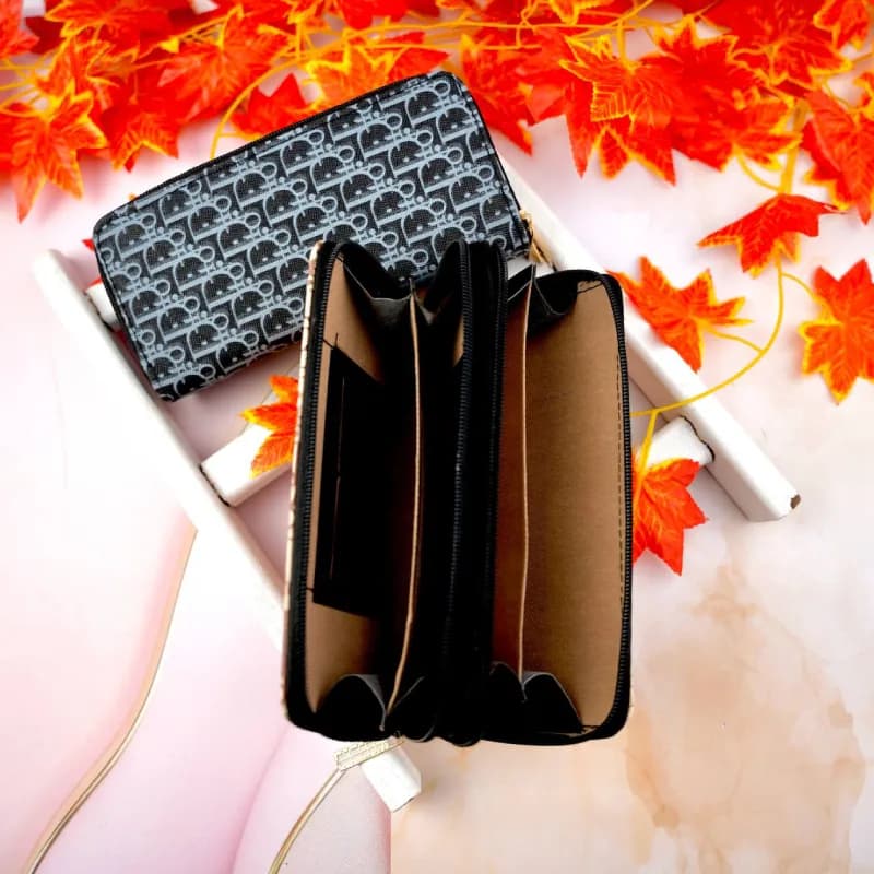 کیف پول دو زیپ dior 279-17 — تصویر ۲