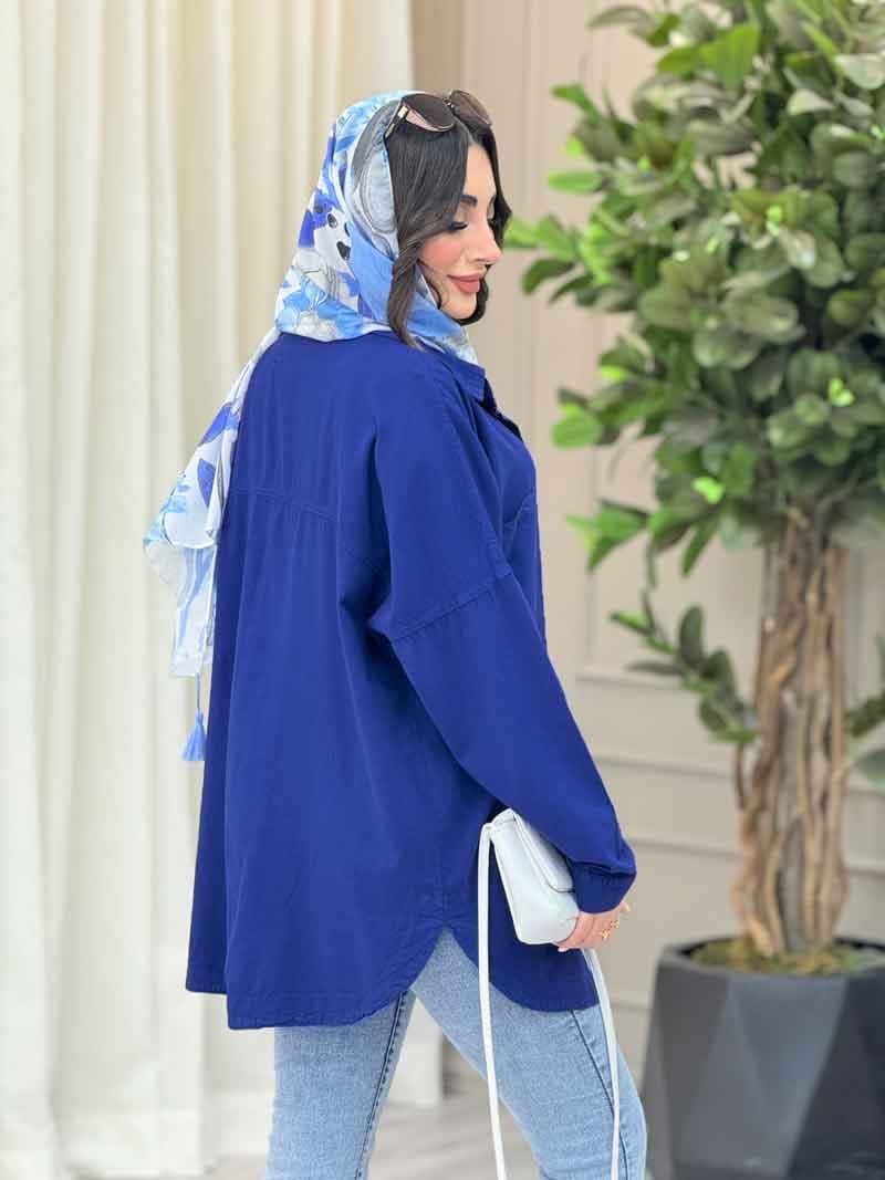 شومیز دو جیب بارانا کد 6513 — تصویر ۶