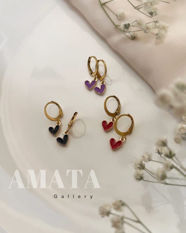 گوشواره قلب گوگولی