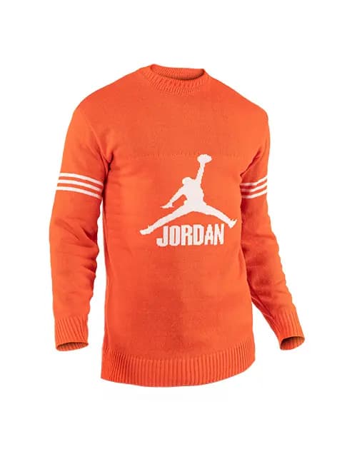 پلیور بافت مردانه یقه گرد Jordan مدل 31011