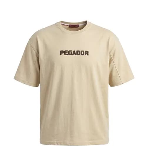 تیشرت Pegador یقه گرد مردانه باکسی دورس پنبه طرح دار مدل 50121
