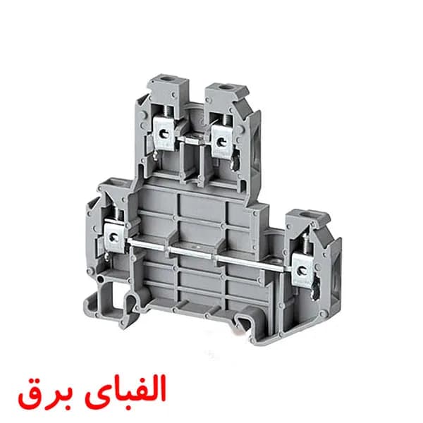 درپوش ترمینال ریلی سری پیچی دو طبقه سایز 2.5 EP-DRTP2.5/4