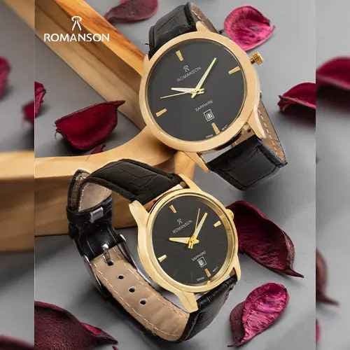ست ساعت مچی مردانه و زنانه Romanson مدل W8866 — تصویر ۲
