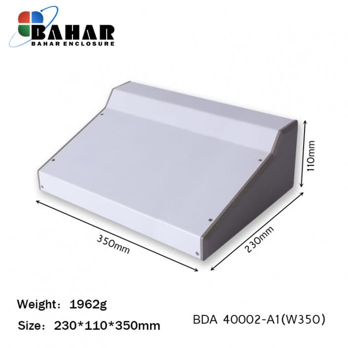 BDA 40002-A1 W350 جعبه فلزی شیبدار پانل پلاستیکی