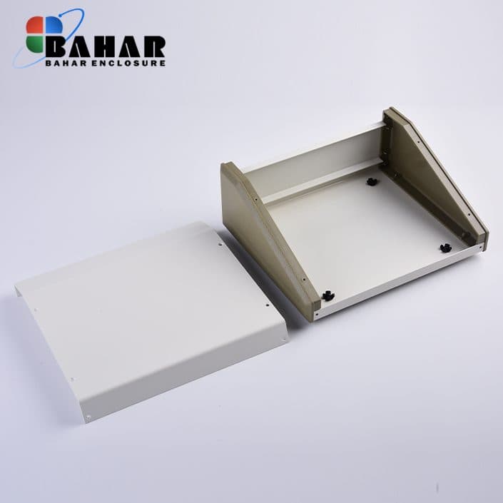 BDA 40001-A1 W250 جعبه فلزی شیبدار پانل پلاستیکی — تصویر ۲