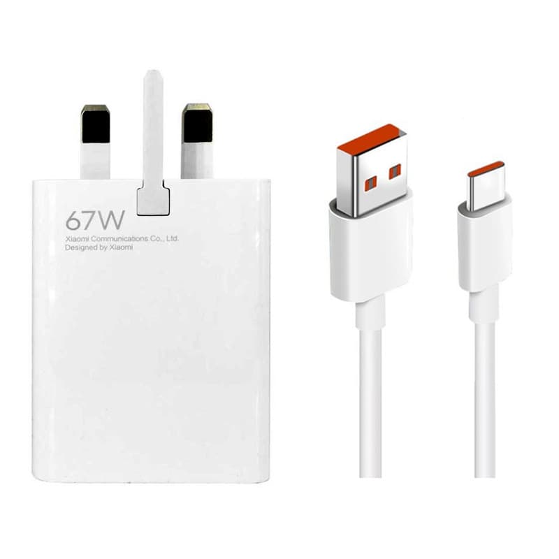 شارژر دیواری شیائومی مدل 67 به همراه کابل USB-C — تصویر ۴