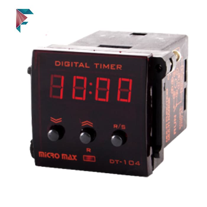 تایمر دیجیتال میکرومکس dt104 | تغذیه 220 ولت | 0٫01 ثانیه تا 99/99 ساعت — تصویر ۳
